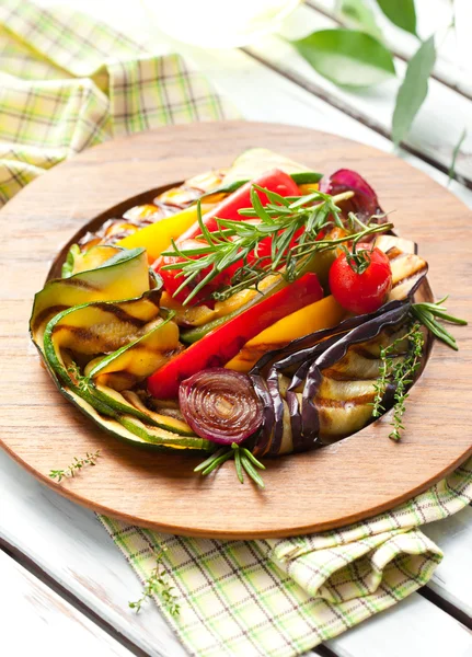 Grillezett zöldségekkel — Stock Fotó