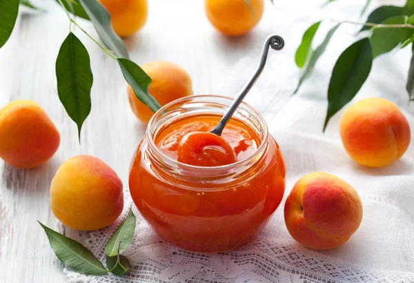 Meruňkový džem — Stock fotografie