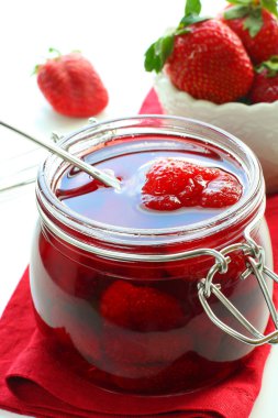 Strawberry jam clipart