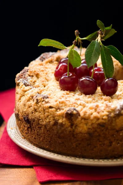 Prăjitură de cireșe — Fotografie, imagine de stoc