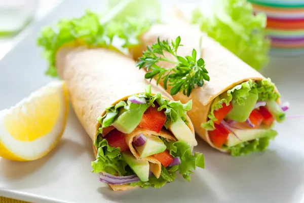 Tortilla wraps Royalty Free Stock Images
