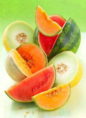 Melons and watermelon clipart