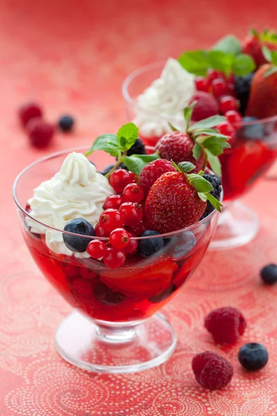 Sobremesa de frutas — Fotografia de Stock