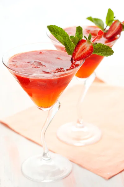 딸기 음료 — 스톡 사진