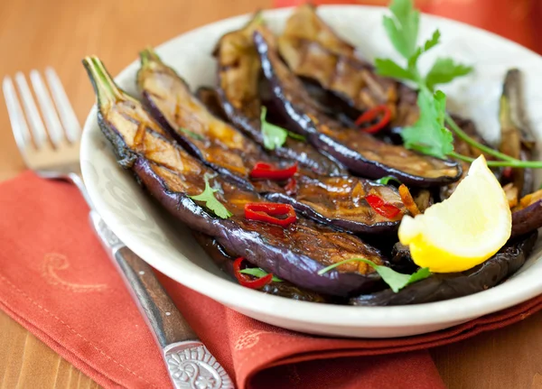 Grilled eggplants — Stock Photo, Image
