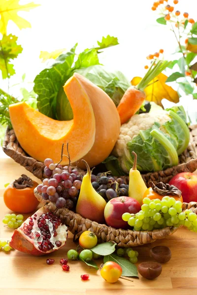 Hortalizas y frutas otoñales — Foto de Stock