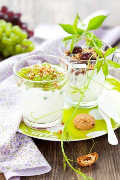 Dessert all'uva — Foto Stock