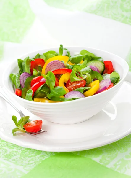 Sebzeli taze salata — Stok fotoğraf