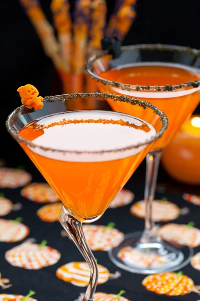 Snack y bebidas de Halloween —  Fotos de Stock