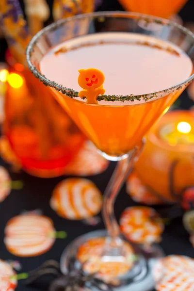 Halloween snack en drankjes — Stockfoto