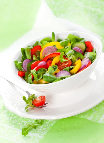 Sebzeli taze salata — Stok fotoğraf