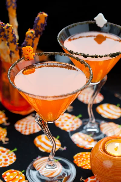 Spuntino e bevanda di Halloween — Foto Stock