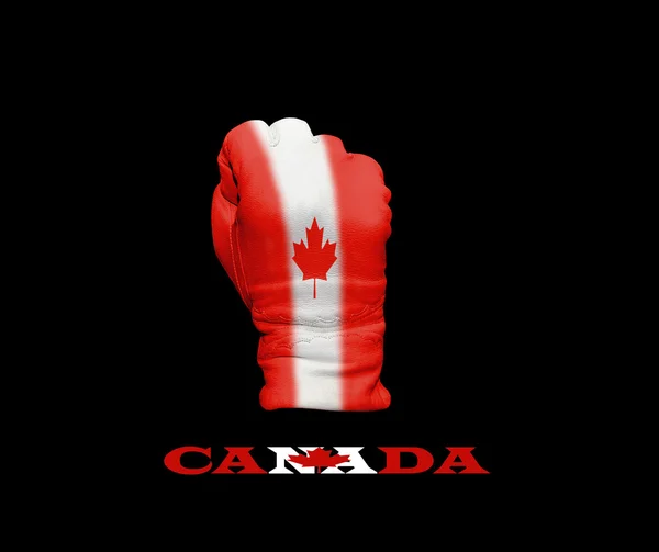 加拿大的拳头 — 图库照片