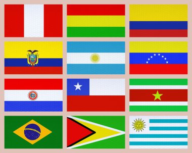 Güney Amerikan bayrakları