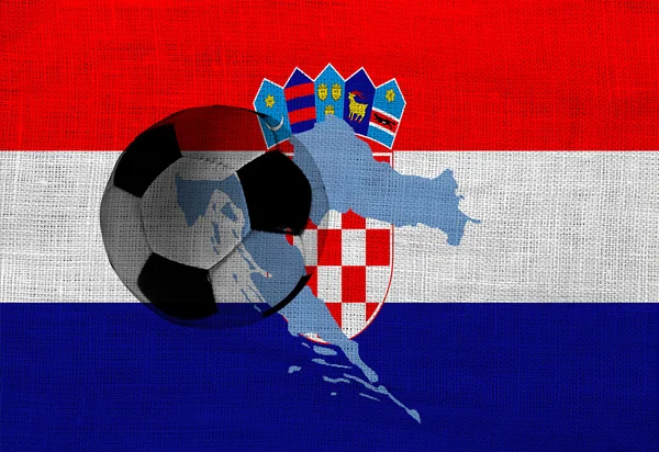 Chorwacki piłkarz — Zdjęcie stockowe