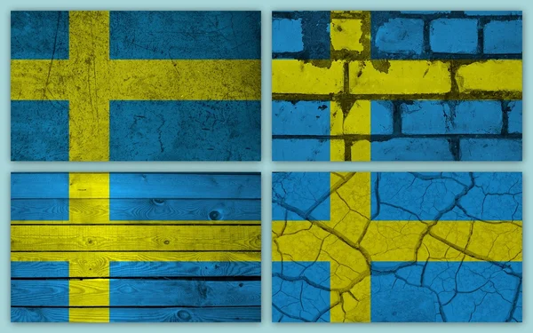 Bandiera della Svezia — Foto Stock