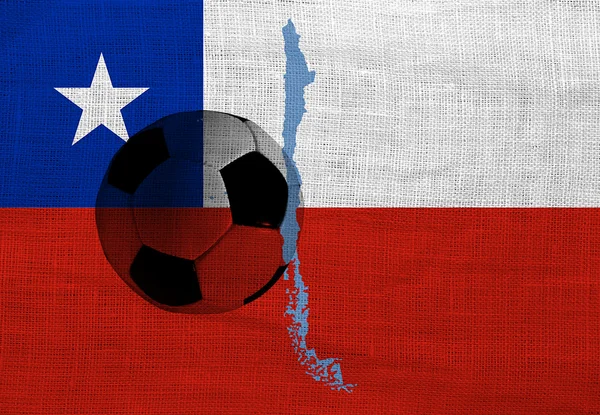 Futebol chile — Fotografia de Stock