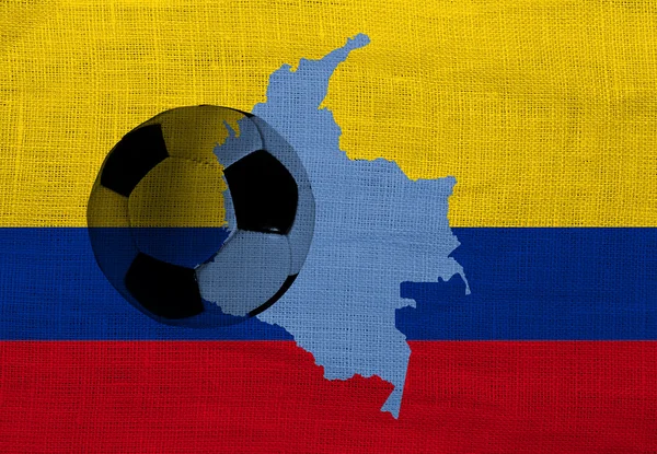 哥伦比亚足球 — 图库照片