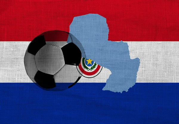 Paraguai futebol — Fotografia de Stock