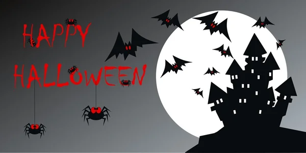 Web sitesi için Halloween başlığı — Stok Vektör