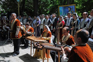 Vardaton celebration in Erevan clipart
