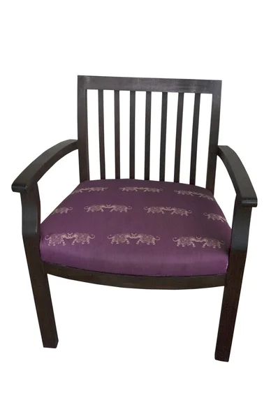 Cadeira roxa — Fotografia de Stock
