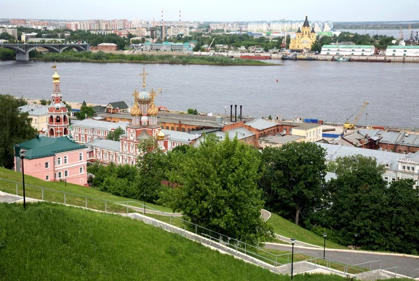 Майский весенний вид Нижнего Новгорода Россия — стоковое фото