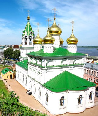 Church Nativity John Precursor Nizhny Novgorod Russia clipart