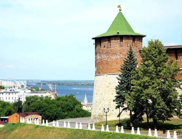 Koromyslova torre de Nizhny Novgorod Kremlin — Foto de Stock