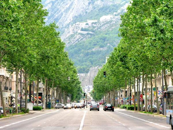 Cours Jean Jaures Grenoble Francia — Foto Stock
