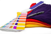 T-shirts and color scale