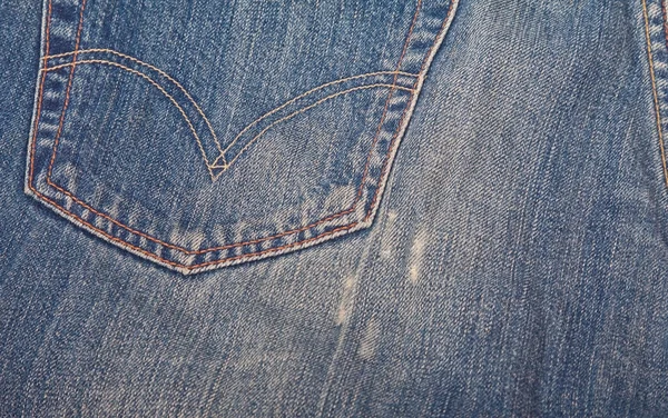 Jeans pocket — Stock Photo, Image