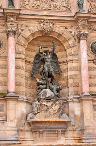 stock image Detail of architecture of the building in Paris