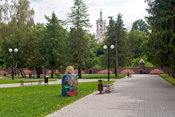 Парк в центре города — стоковое фото