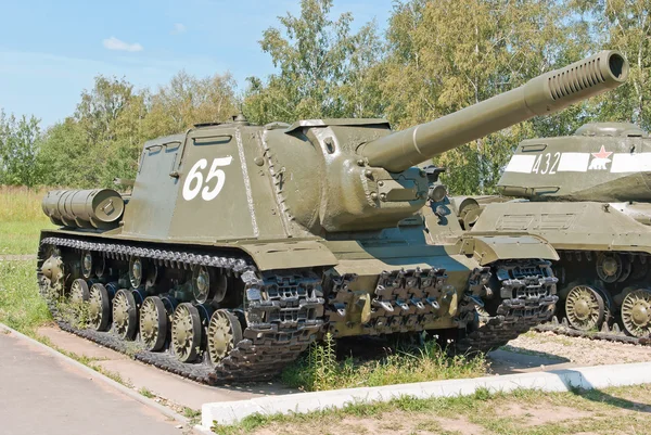 Alter Panzer im Museum — Stockfoto