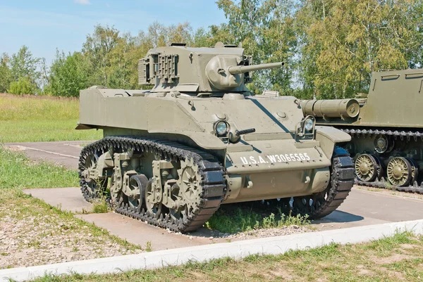 Старый танк в музее — стоковое фото