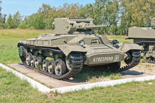Alter Panzer im Museum — Stockfoto