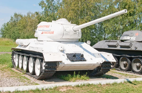 Старый танк в музее — стоковое фото