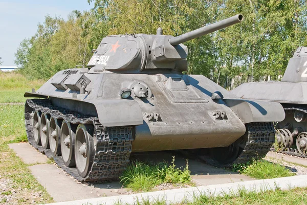Old tank in the museum — Stock Photo, Image