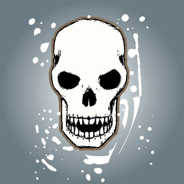 Icône crâne — Image vectorielle