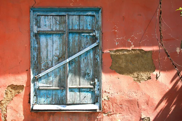 stock image Old window shutters closed