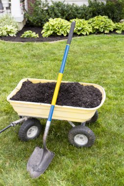 Mulching Around The House clipart