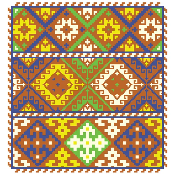 Mosaico etnico — Vettoriale Stock