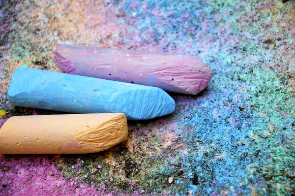 Cretă colorată — Fotografie, imagine de stoc