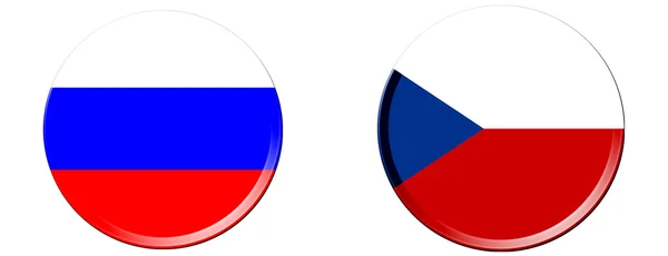 Grupo un euro 2012 checo ruso —  Fotos de Stock