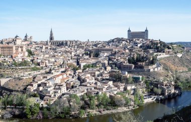 toledo İspanyol şehir görüntüsü