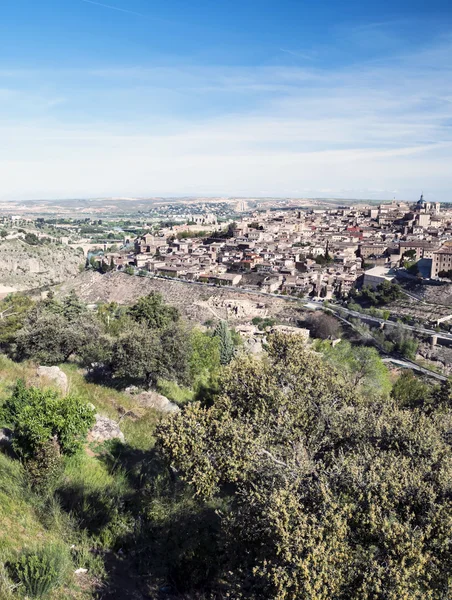 Toledo İspanyol şehir görüntüsü — Stok fotoğraf