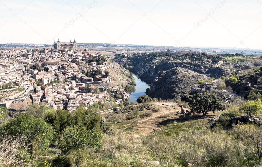 View of the Spanish city of Toledo