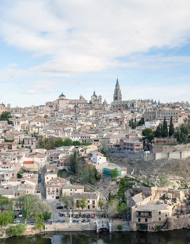 View of the Spanish city of Toledo
