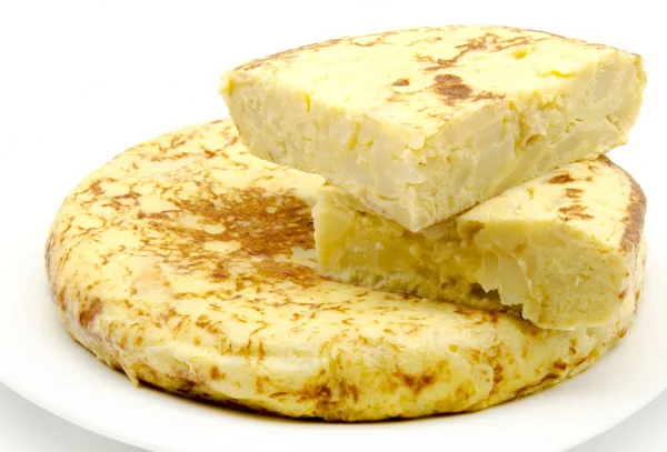 Omlet patates parçaları — Stok fotoğraf